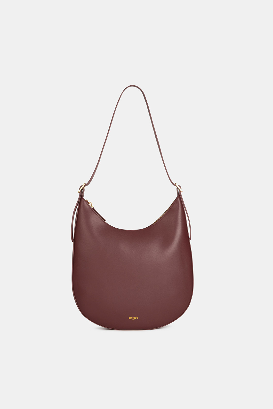 Suzy Burgundy leather hobo bag Burgundy