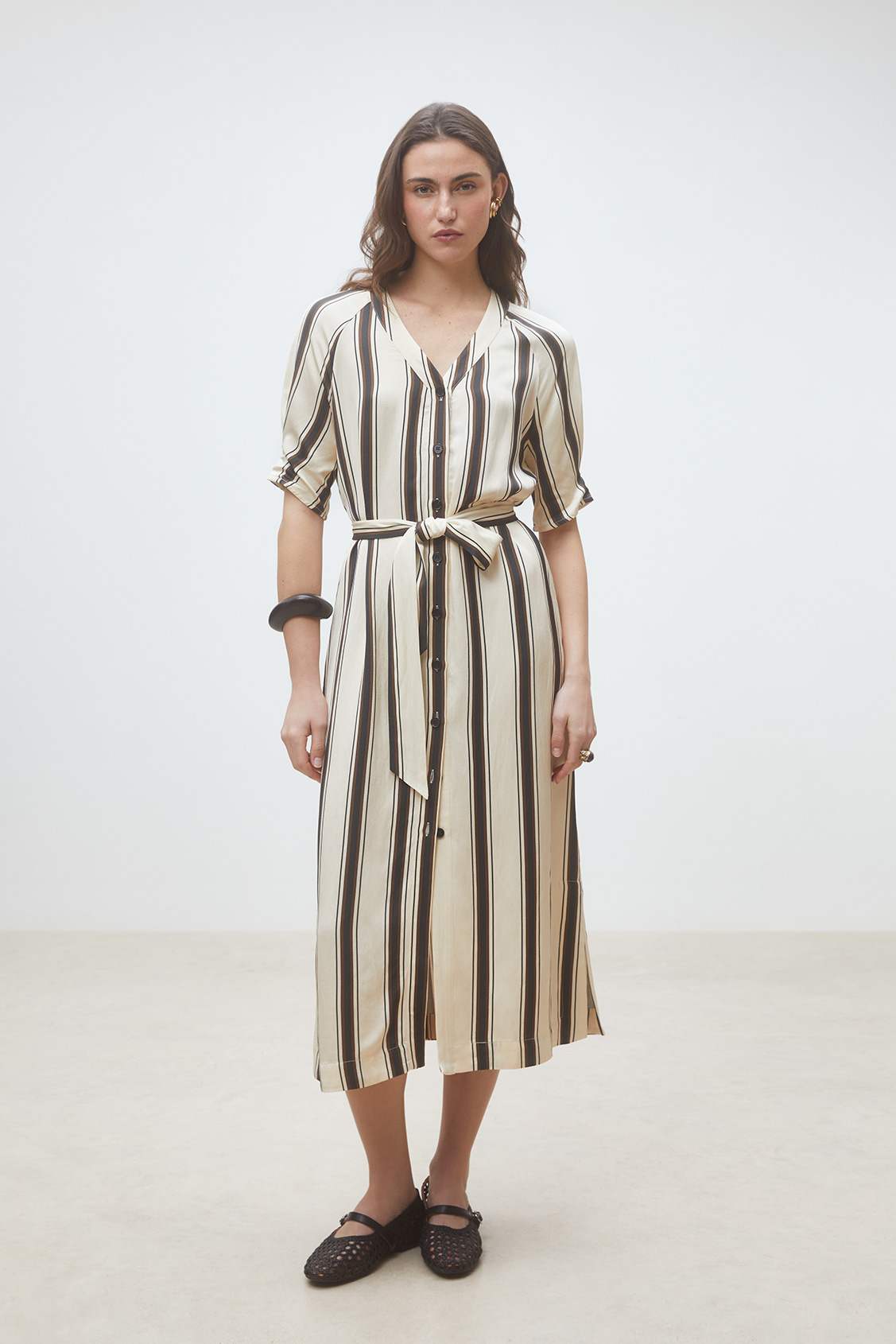 Long striped dress Clem