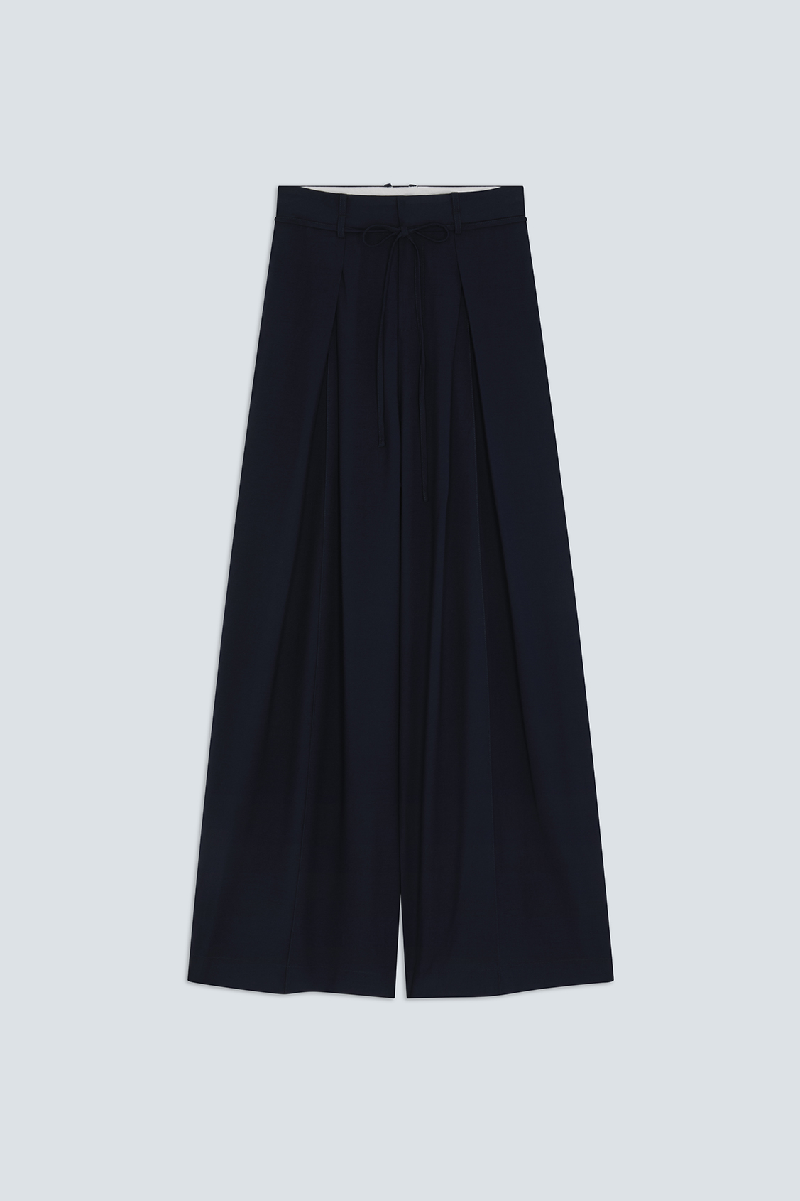 Julio Wide-leg midnight blue darted pants DEEP BLUE