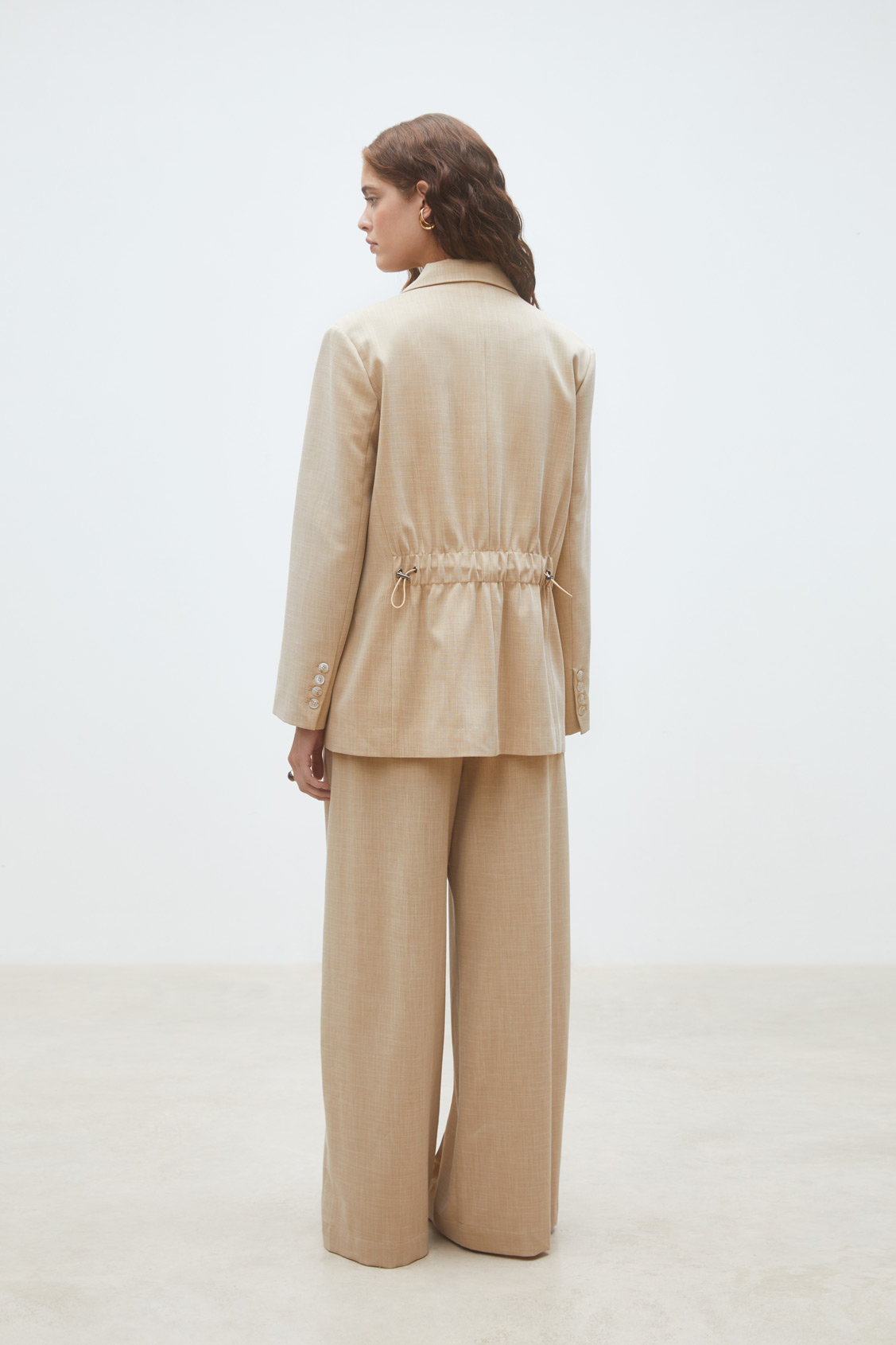 Dwen Beige blazer jacket BEIGE