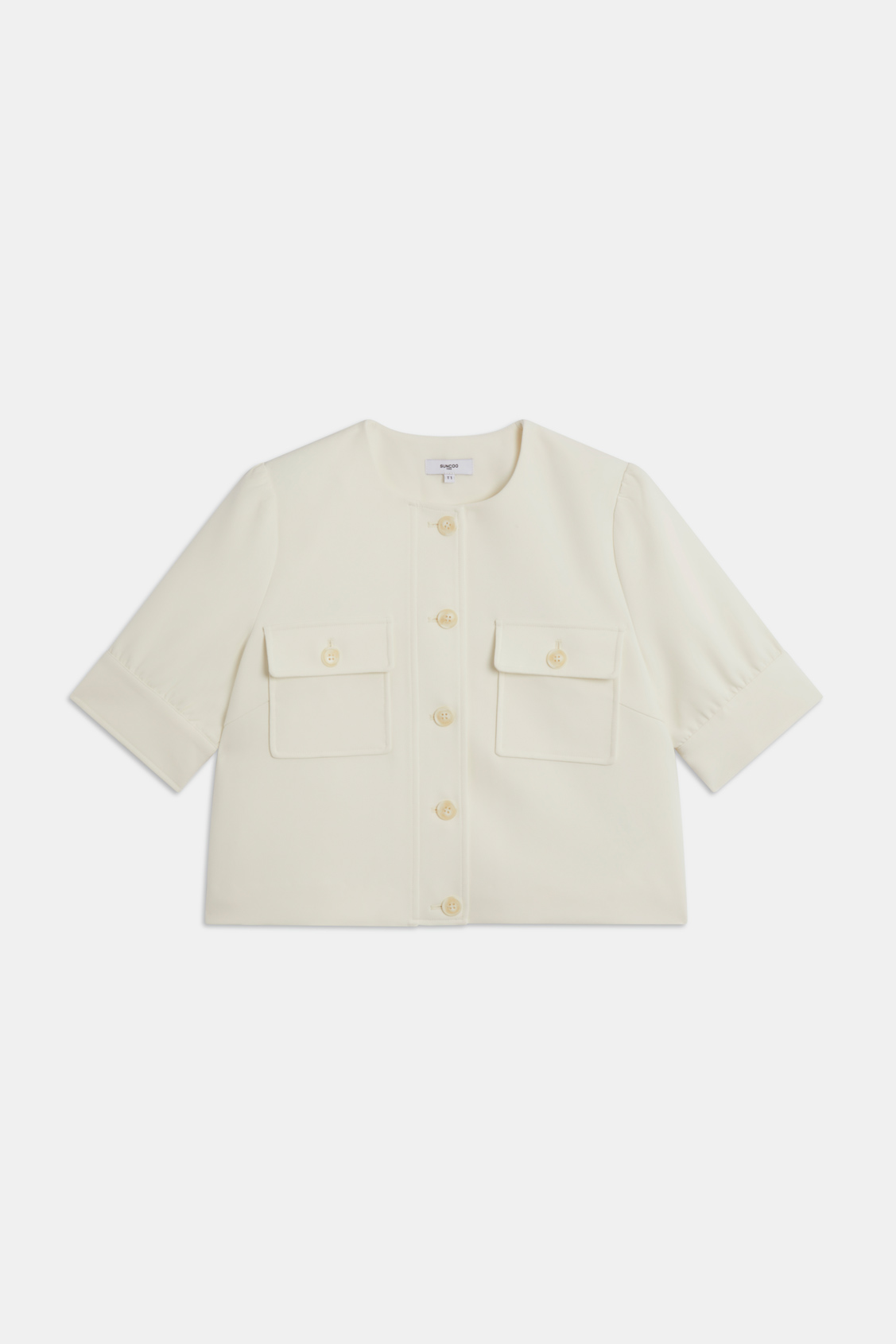 Dune Short jacket with pockets OFF-WHITE