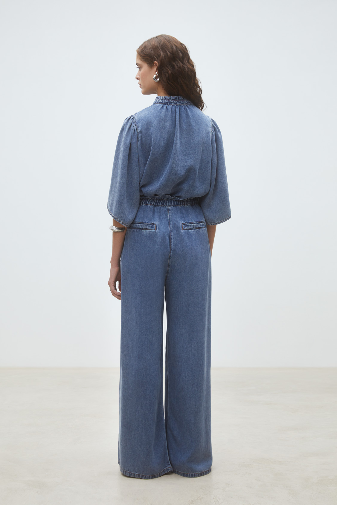 Reese Oversized high-waisted jeans BLUE JEANS