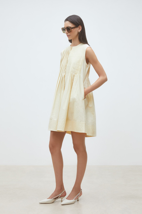 Conely Pleated short dress