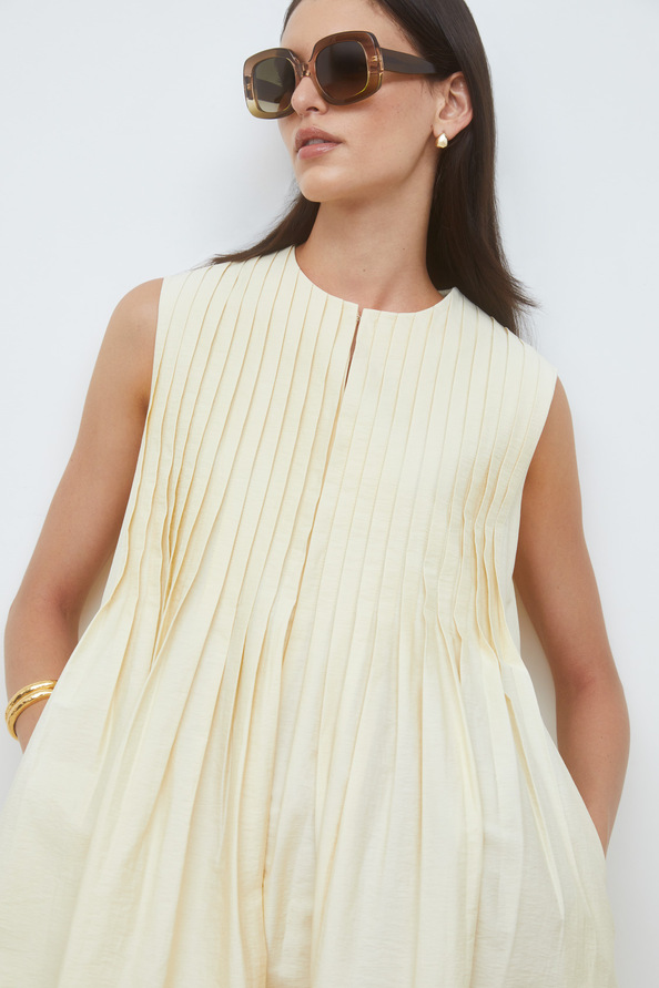 Conely Pleated short dress