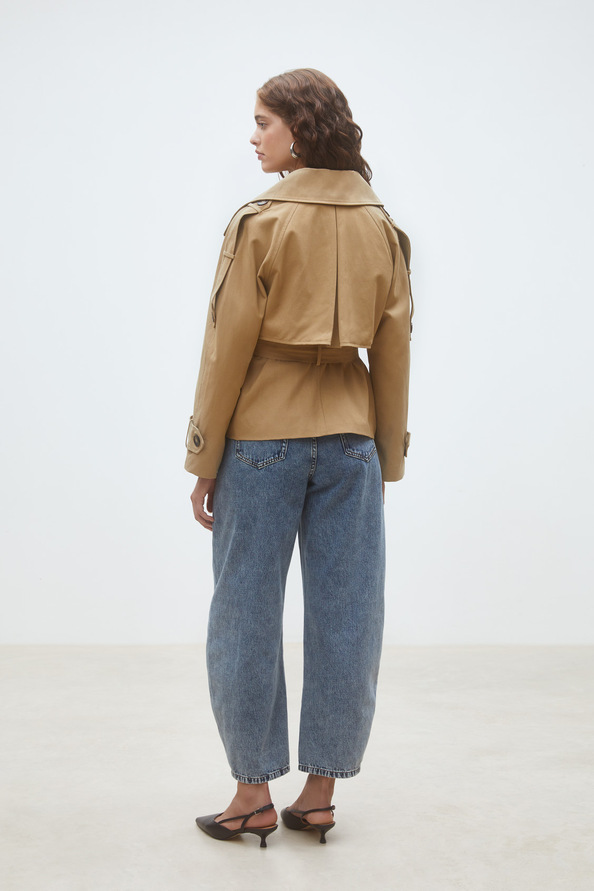 Elliot Belted short trench coat