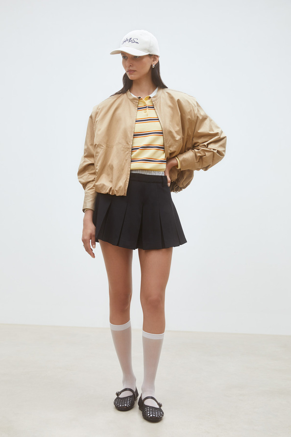 Evan Zipped short jacket