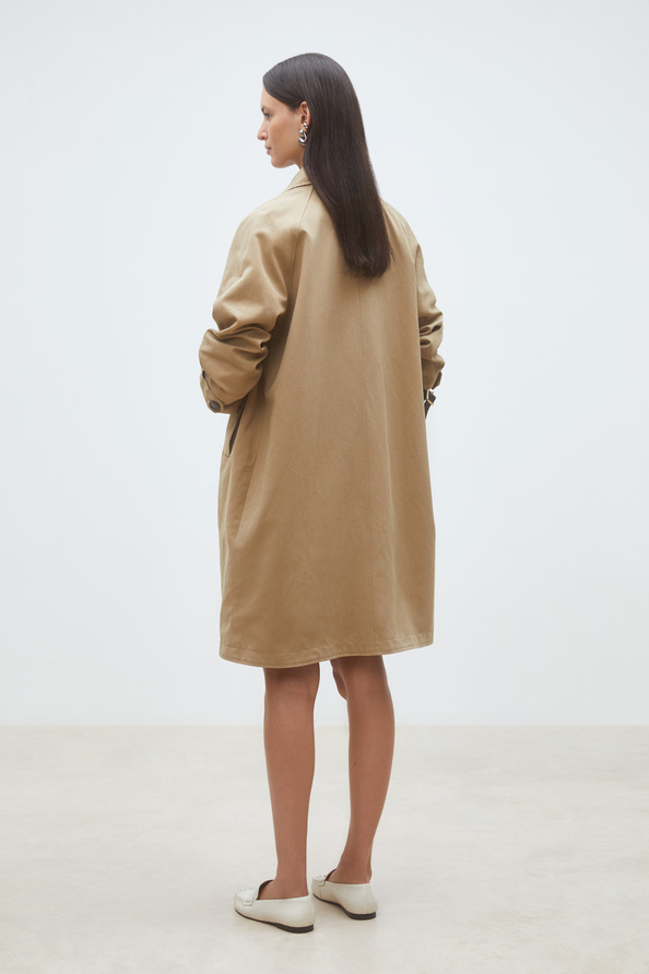 Enzo Reversible long trench coat