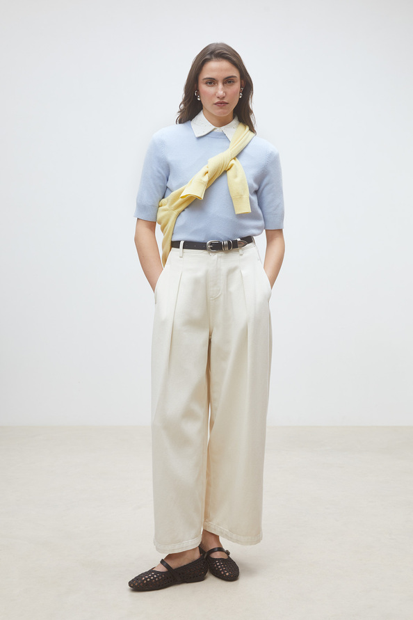 Perseal Plain light blue jumper