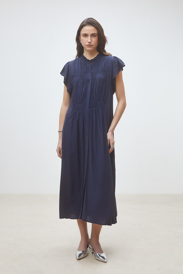 Coco Long flowing dress with gathers