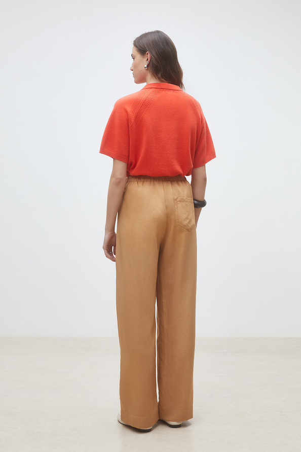 Jio Camel wide-leg pants