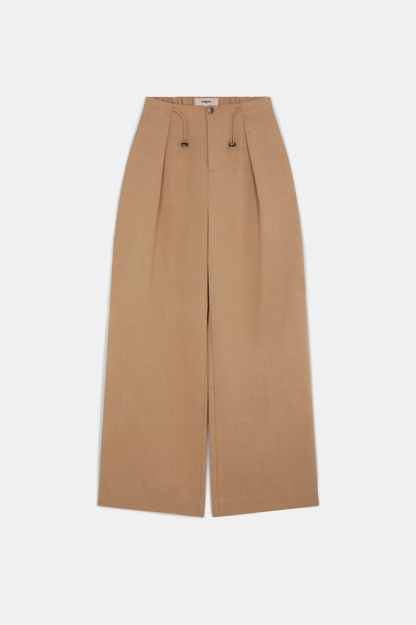 Jio Camel wide-leg pants