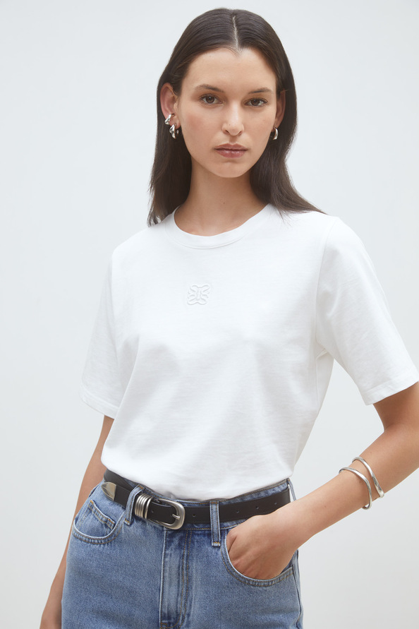 Maroz Plain tee-shirt with embroidered logo