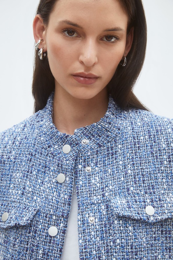 Dave Sleeveless tweed jacket