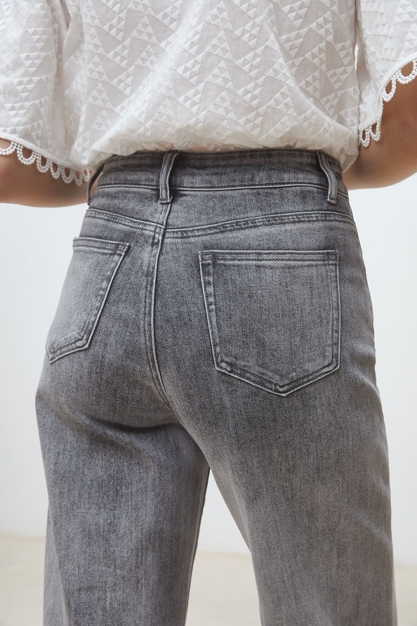 Rafi Grey flared jeans