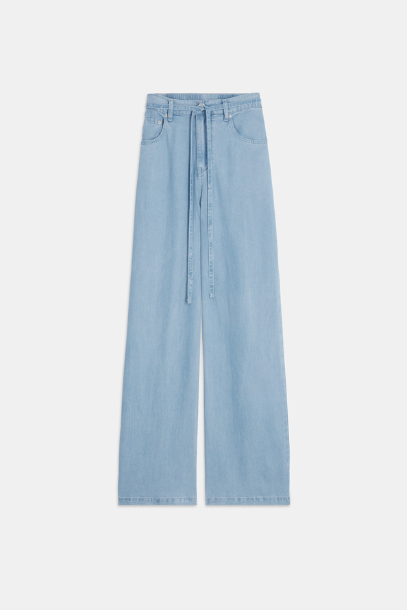 Rabi Wide-leg fluid jeans
