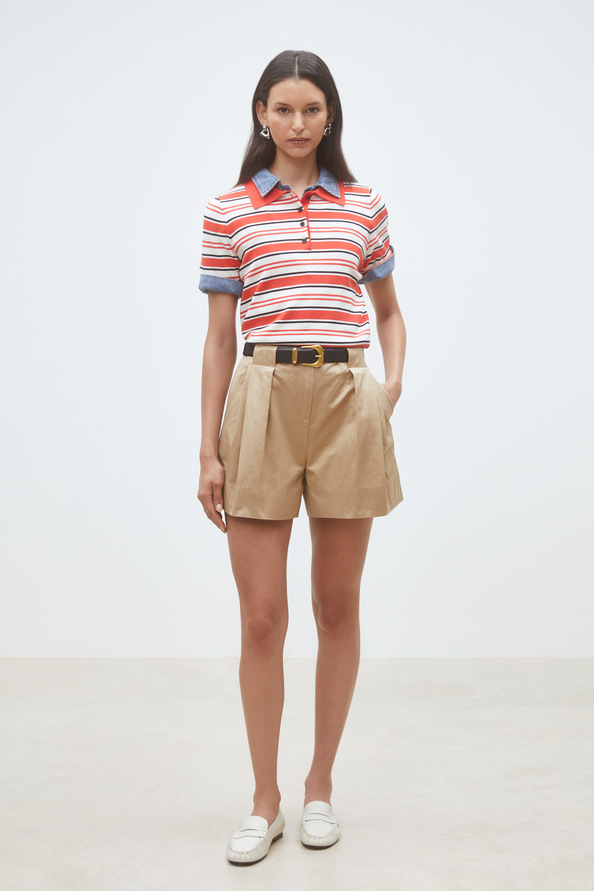 Paillis Striped polo jumper