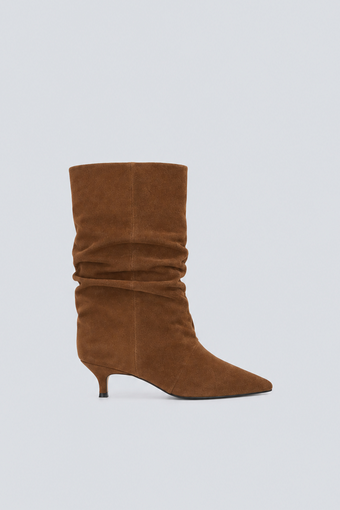 HARDI Camel leather heeled boots CAMEL