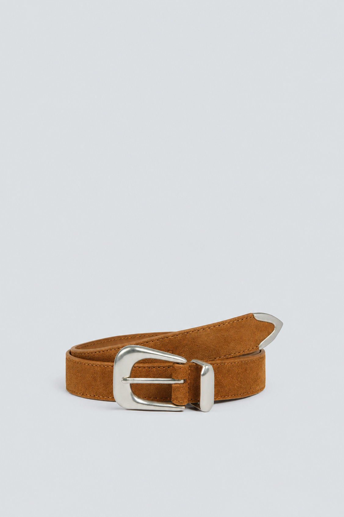 AILANA Camel leather belt CAMEL