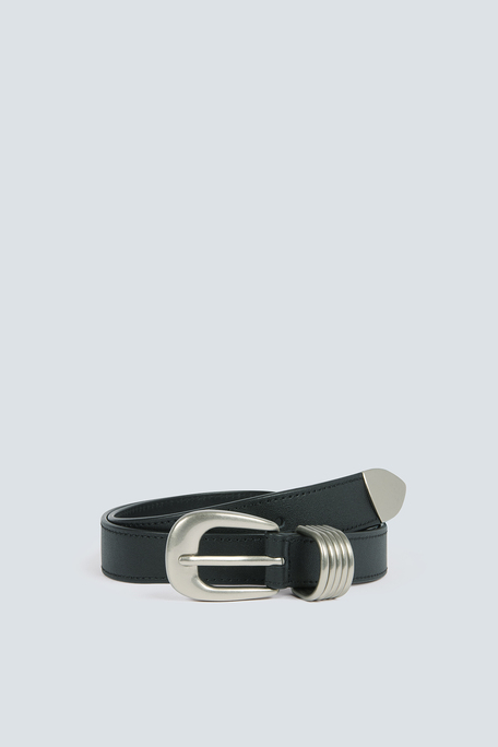 NEW SUNCOO women\'s areles belt in noir Areles black belt | Suncoo main image 3