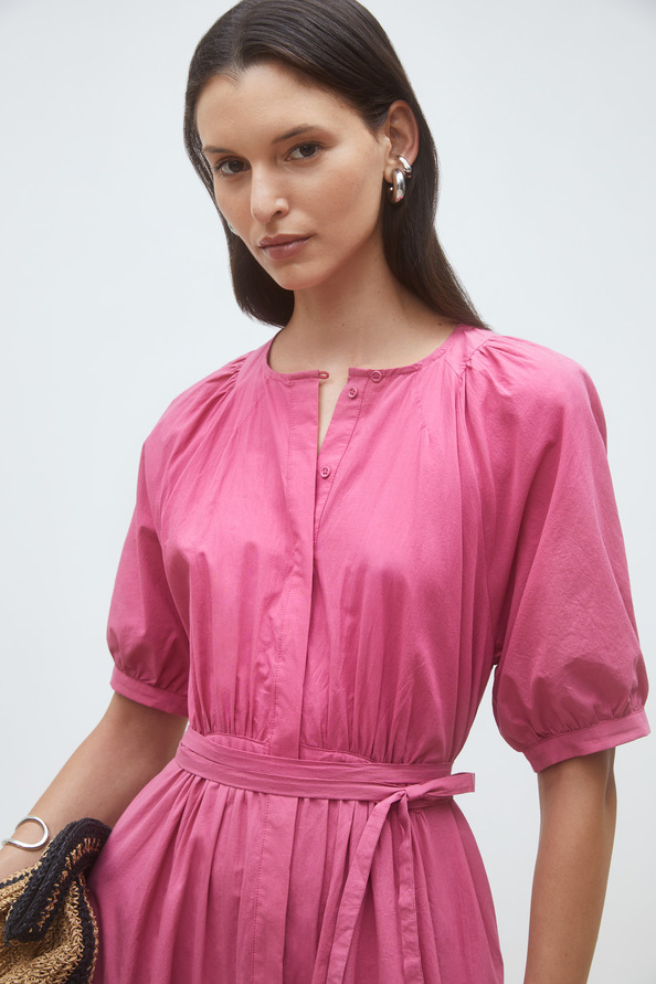 Cassie Long poplin dress