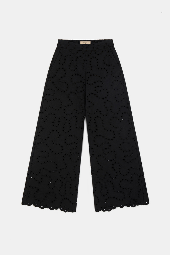 Jane Pants with geometric english embroideries