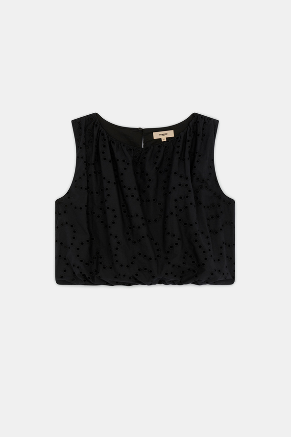 Lisa Embroidered crop top