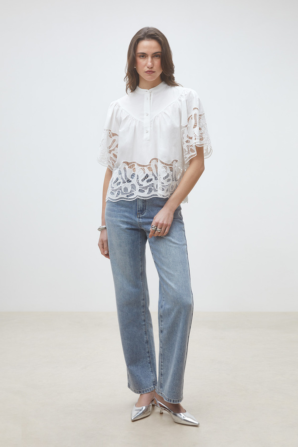 Linda Poplin blouse