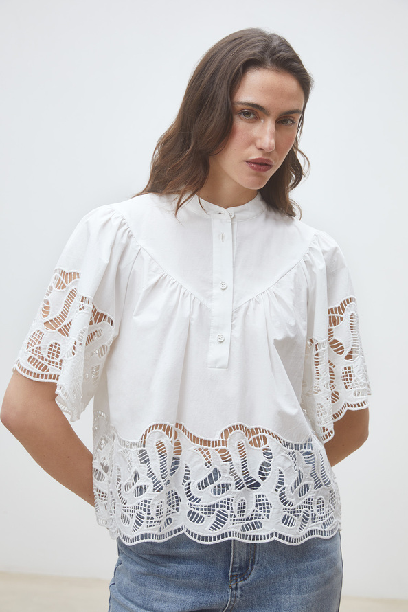 Linda Poplin blouse