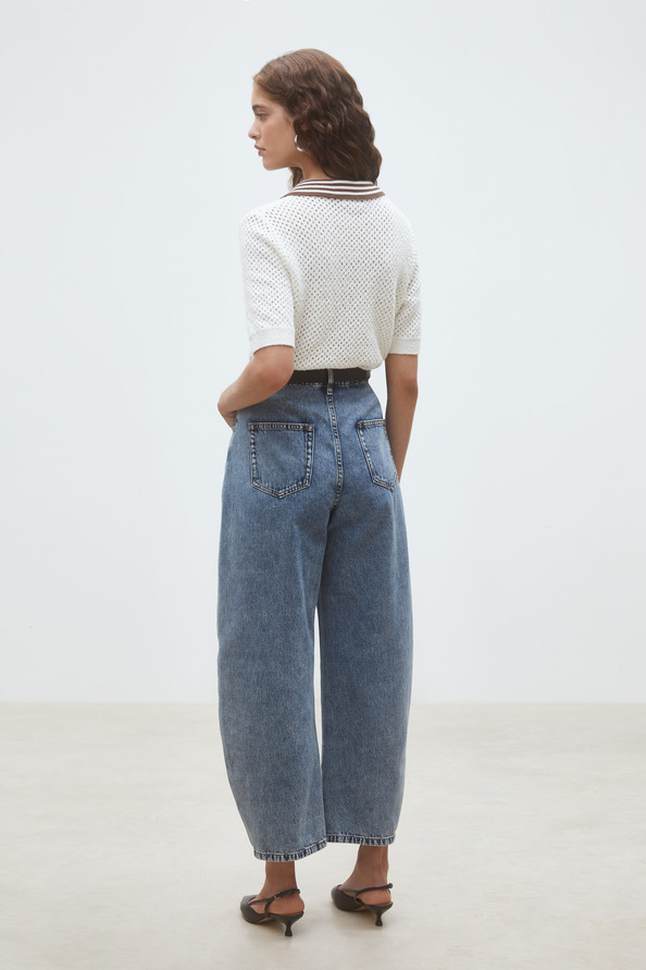 Perigue Two-tone polo jumper