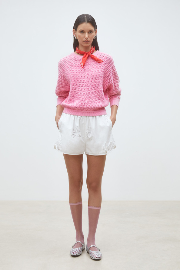 Prador Plain pink fancy jumper