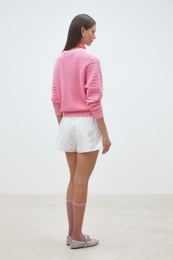 Prador Plain pink fancy jumper