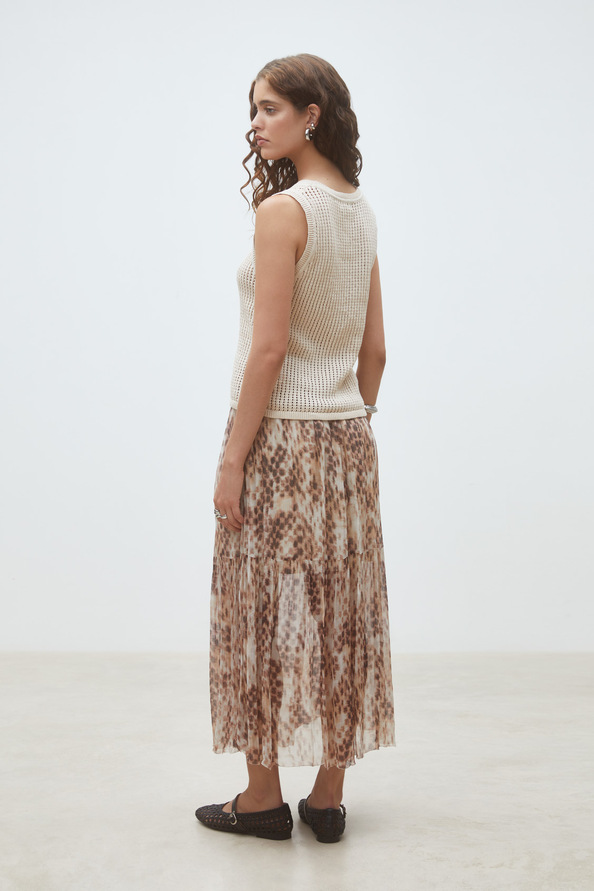 Parikia Openwork knit top