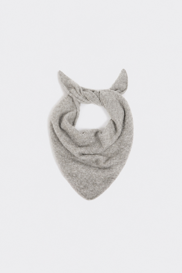 AVRAEL Mottled grey tie scarf