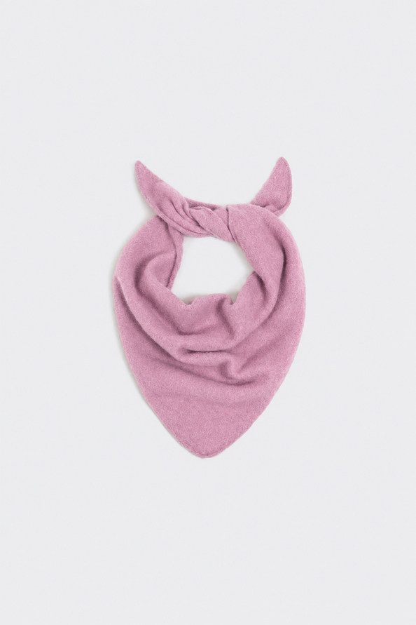 AVRAEL Pink grey tie scarf