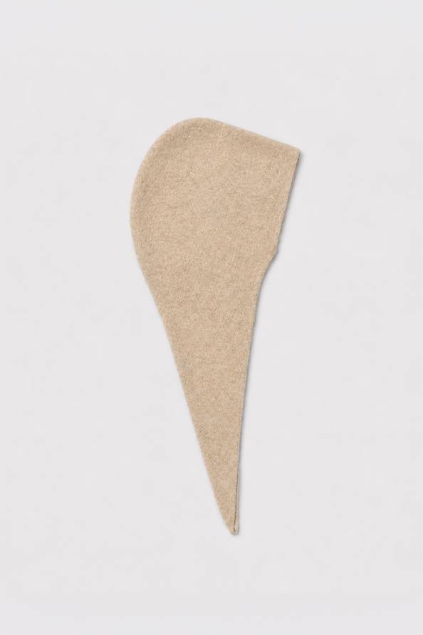 ARIELO Beige balaclava scarf