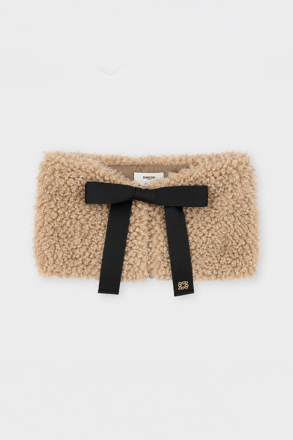 ARISTID Beige wrap-around scarf