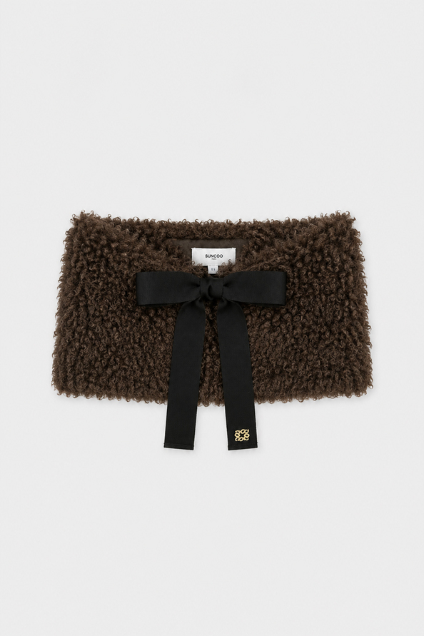 ARISTID Choco wrap-around scarf