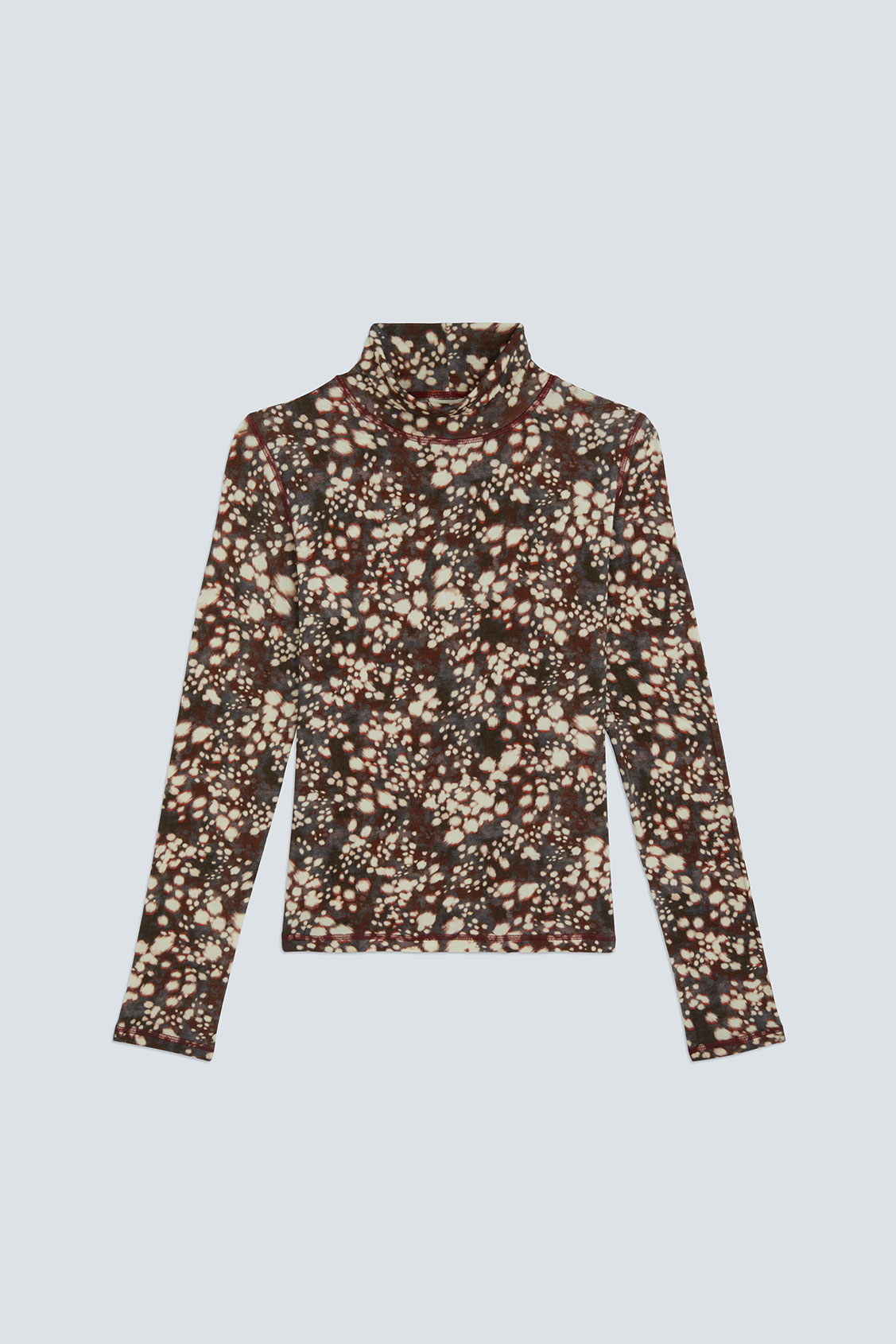 MAURY Choco print tee-shirt Chocolate
