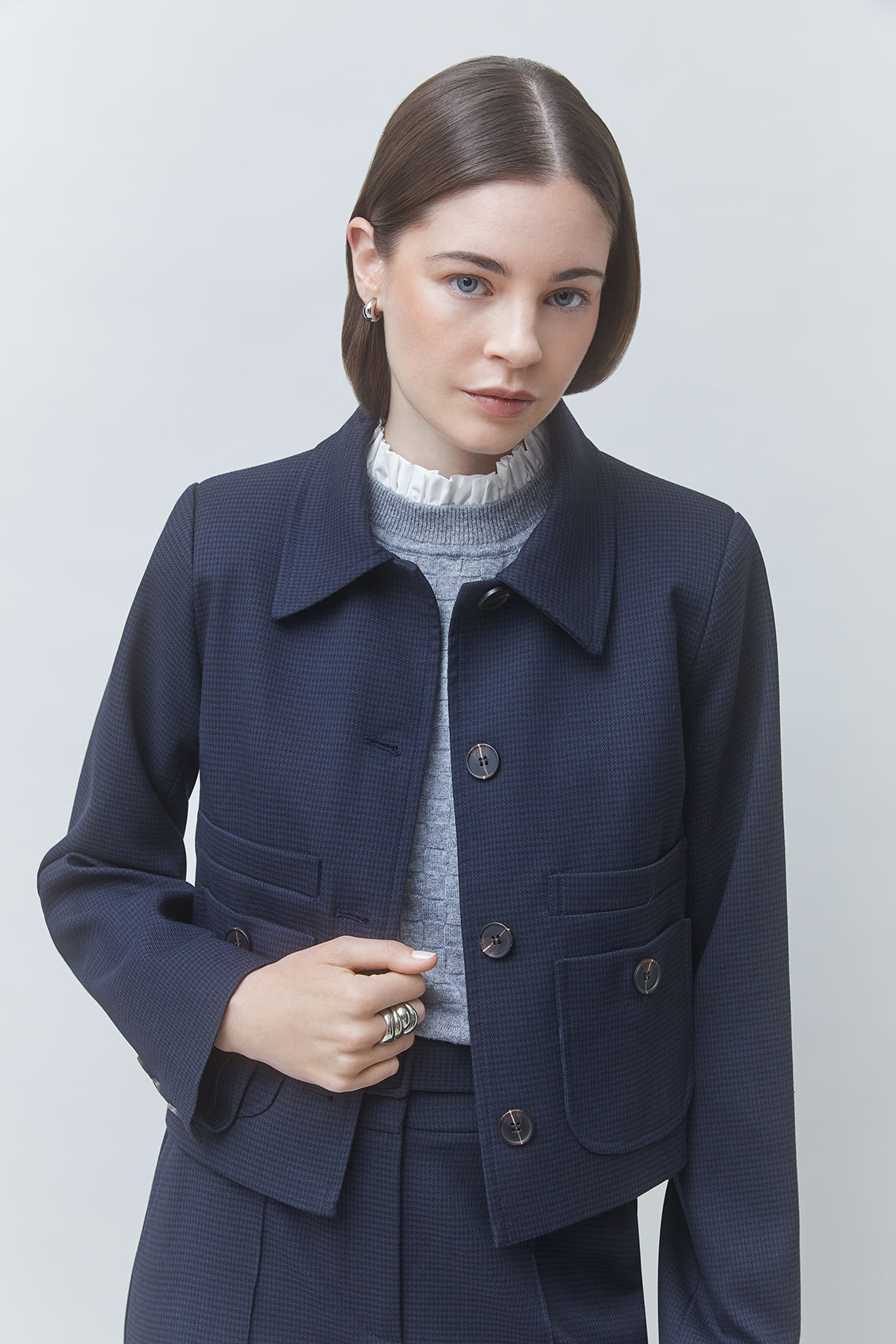 DEXTER Midnight blue short jacket DEEP BLUE