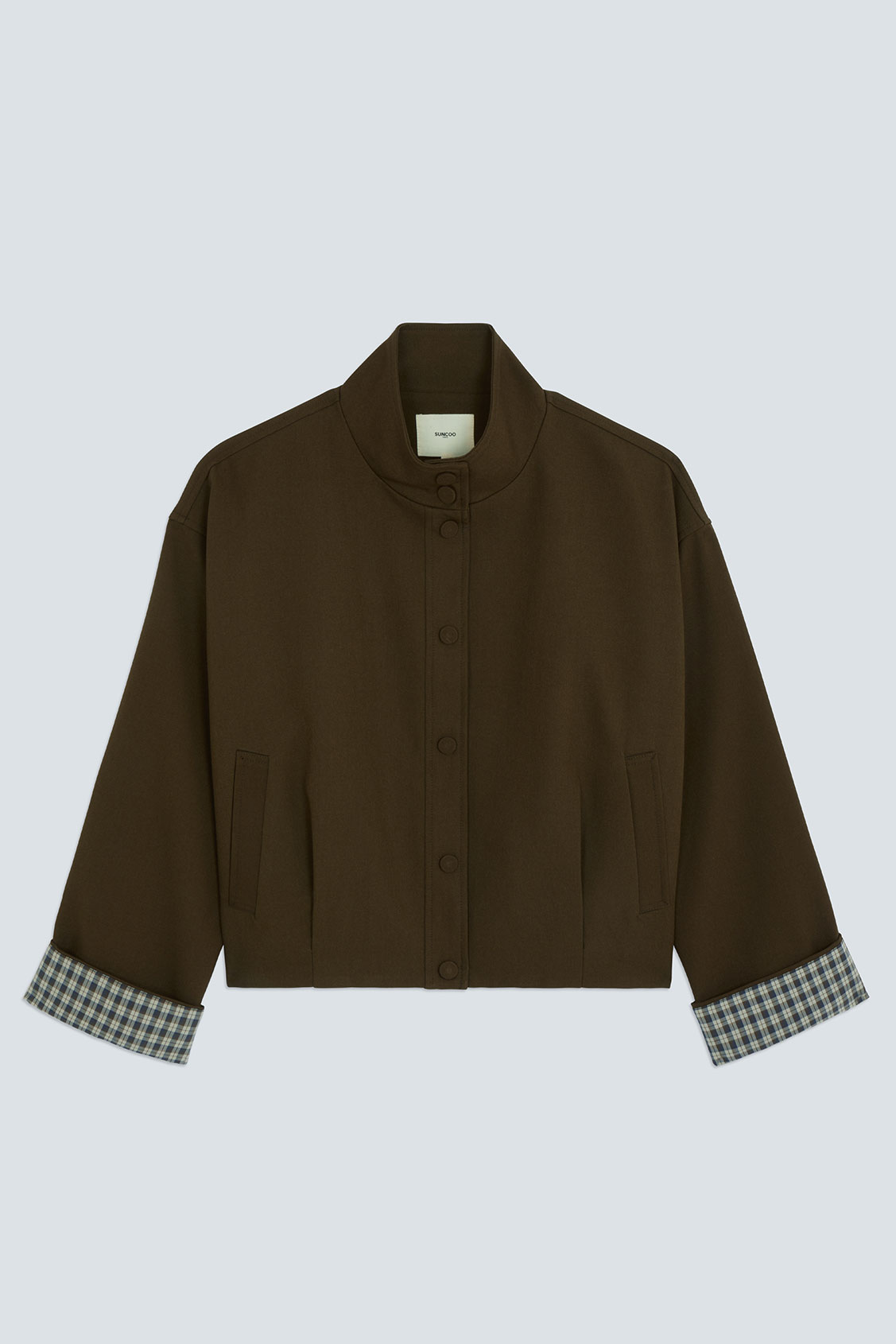 DATING Choco short jacket Chocolate
