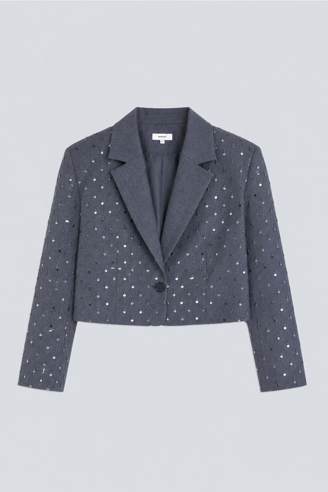 DIAMOND Fancy short jacket GRIS
