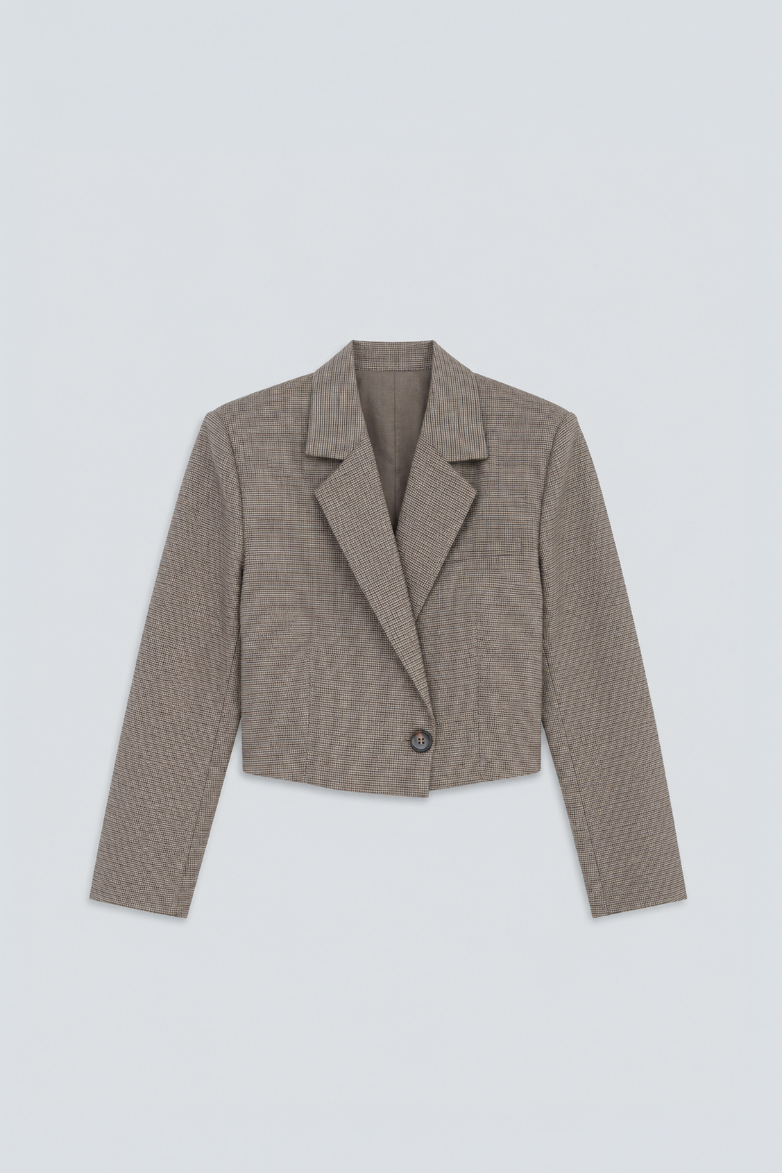 DUDE Blazer short wrap dress TAUPE