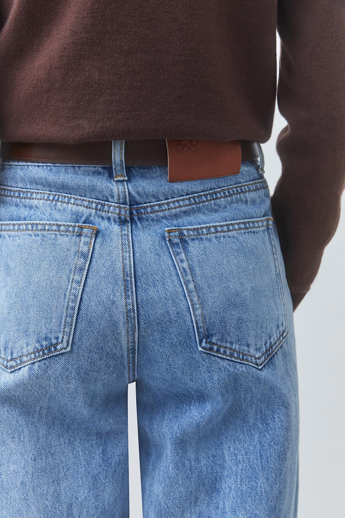 RECIFE Wide-leg flared jeans Light jeans