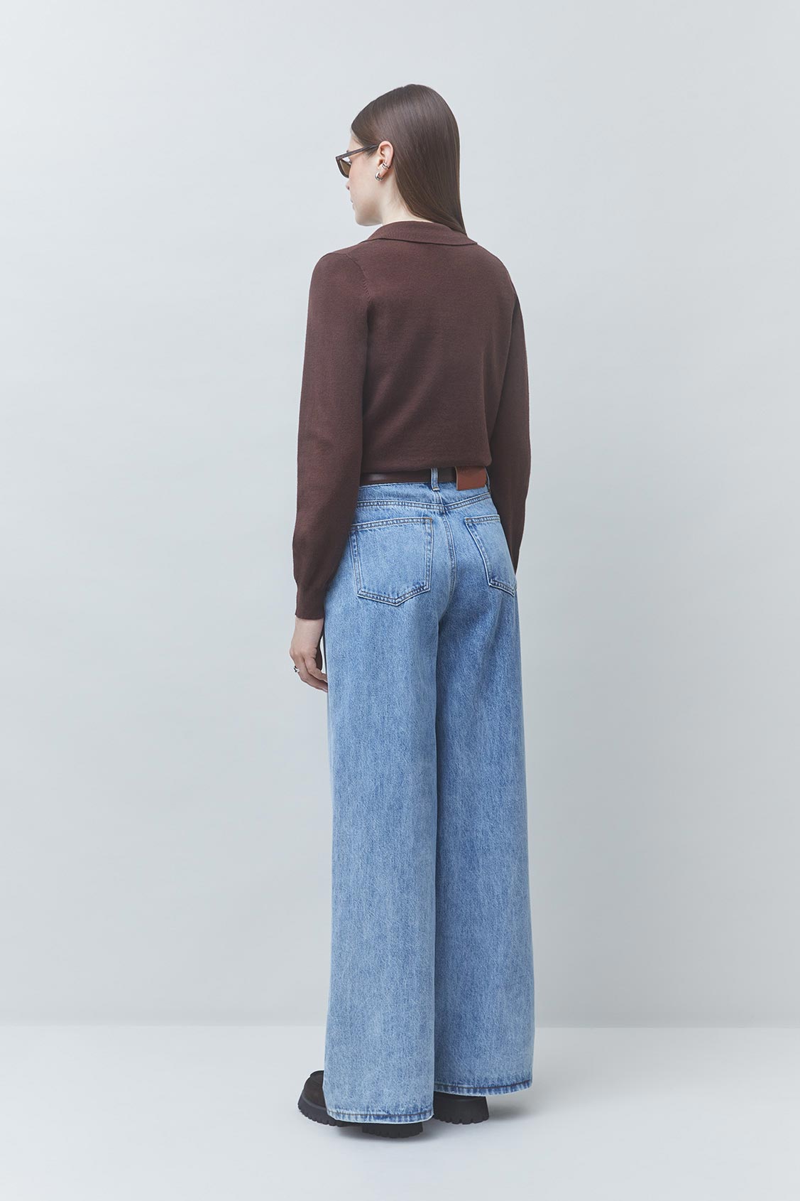 RECIFE Wide-leg flared jeans Light jeans