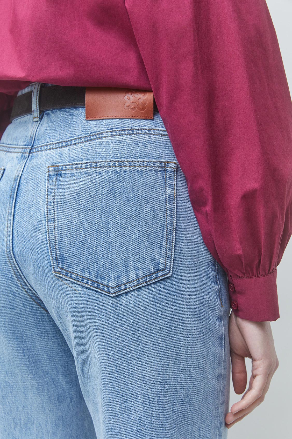 ROCKY Light blue straight jeans Light jeans