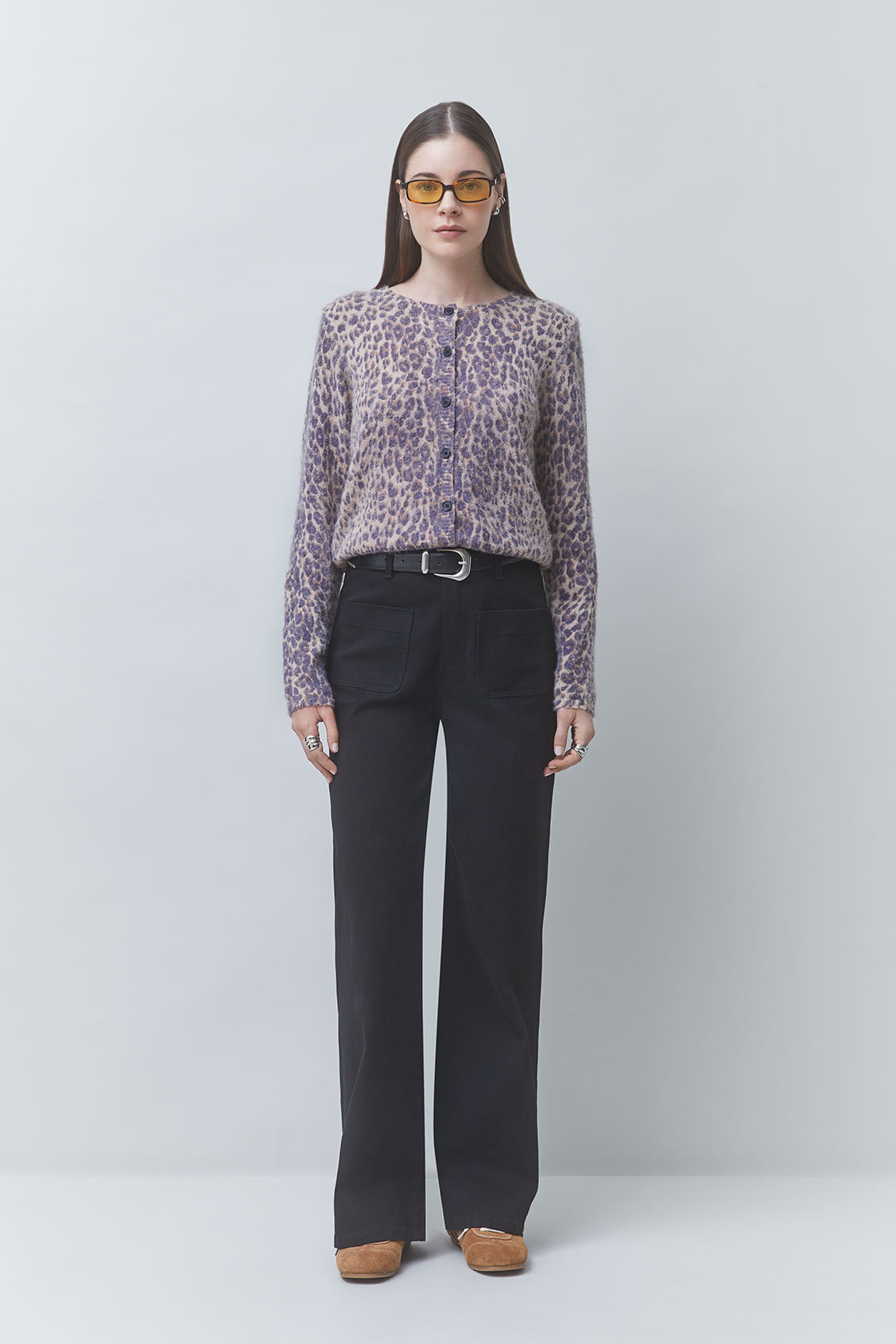 RINGO Black jeans with pocket details BLACK