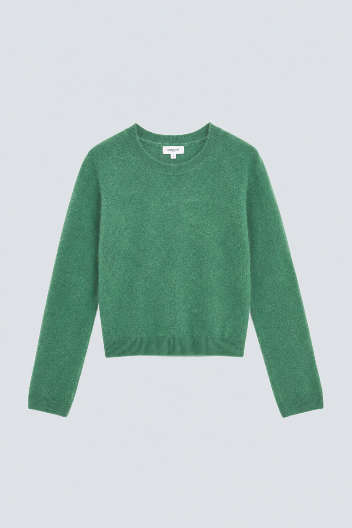 PICADI Plain green wool jumper GREEN