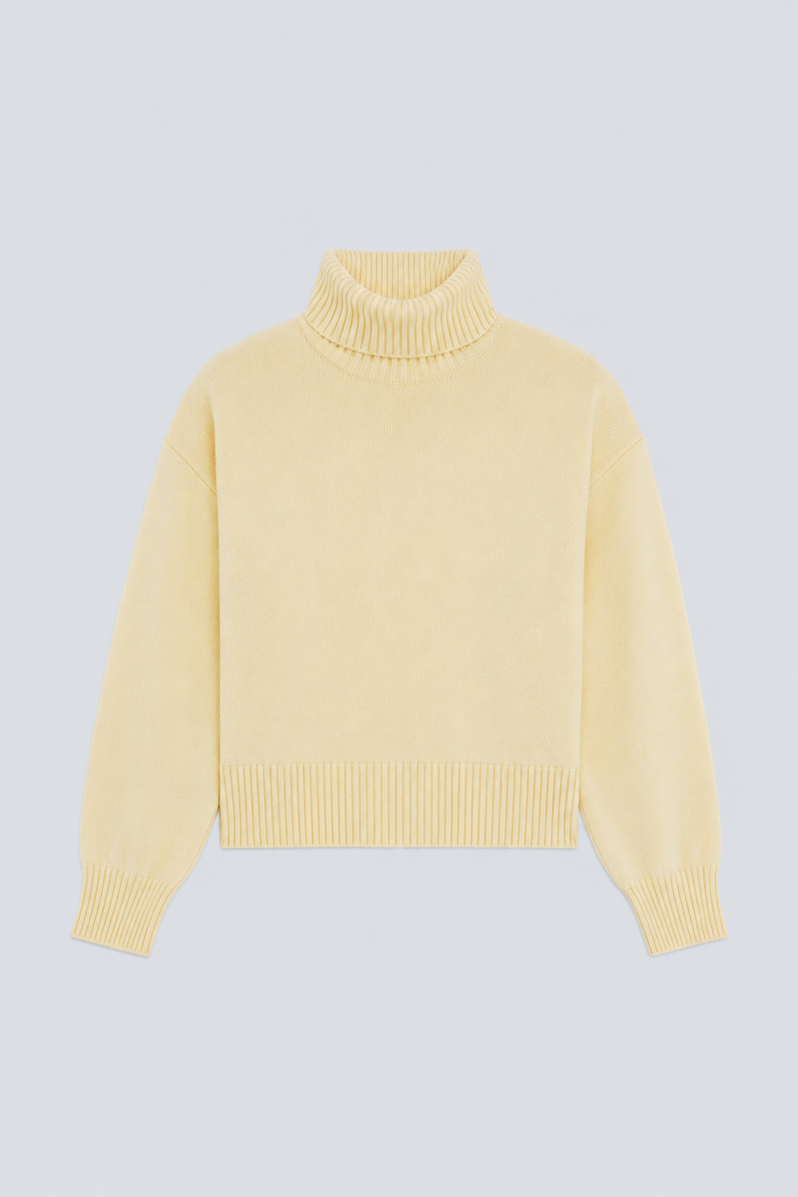 PALACE Wool turtleneck jumper YELLOW
