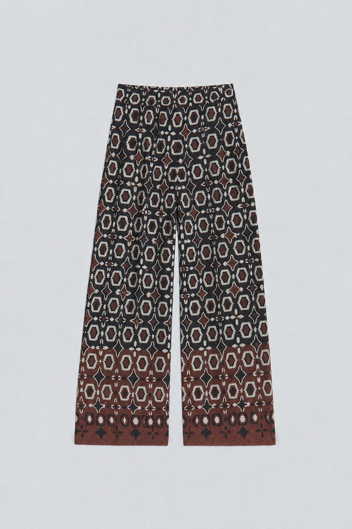 JASPER Jacquard knit pants BLACK