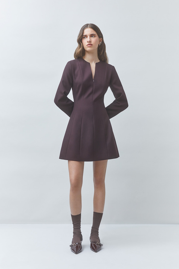 CIRCLE Short dress with long sleeves